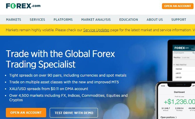 Forex com broker